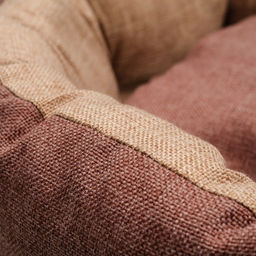 Лежанка Комфорт, 49 х 36 х 17 см, рогожка, коричневый - Simaland фото 5