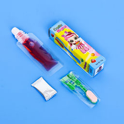 Цена за 3 шт. Драже Зубная щетка с пастой и взрывной карамелью сахарное, 10 г - Simaland фото 4