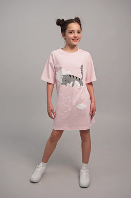 Туника оверсайз для девочки Happyfox