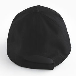 Кепка женская однотонная, цвет чёрный, х/б, р-р- 54