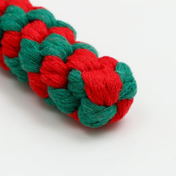 Игрушка канатная Новогодний леденец, до 15 см, до 60 г, зелёная/красная - Пижон фото 6