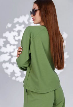 Комплект(костюм) с брюками палаццо Футер 2-х нитка - Relay фото 138