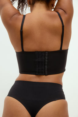 Bustier de microfibra con copas acolchadas - H&m фото 7