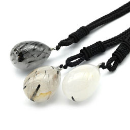 Подвеска из агата волосатик капля 20*30мм