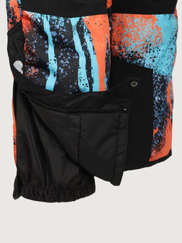 Комбинезон 8з1525 оранж/черный