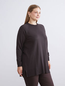 Bisiklet Yaka Kad?n Triko Kazak