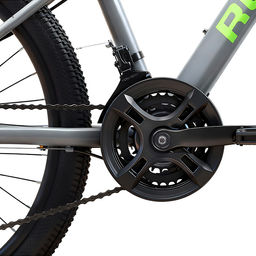 Велосипед 24" Rocket MP-400, цвет серый/зеленый, размер 13"