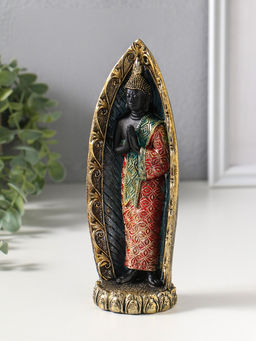 Фигурка полистоун «Будда в ярком наряде, в арке», 5.3×7.3×19 см