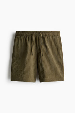 Pantal?n corto texturizado Relaxed Fit - H&m фото 4