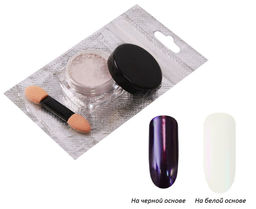 Nail Art Втирка для ногтей Зеркальный блеск, №8 8  фото 2