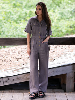 Комбинезон льняной - Stilla фото 7