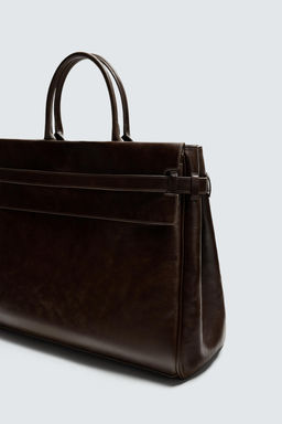 LEATHER HANDBAG - Zara фото 15