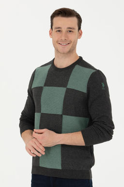 Мужской свитер антрацитового меланжа - U.s. polo assn фото 15