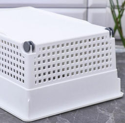 Контейнер Лофт хозяйственный на колесах широкий 305х210х125мм (белый) 622006 Виолет  фото 4