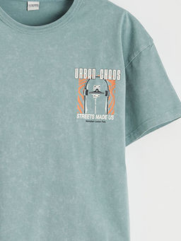 Bask?l? Erkek ?ocuk Ti??rt