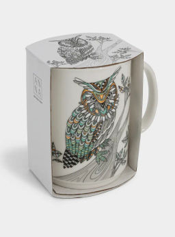 Кружка, 415 мл, фарфор N, белая, Сова, Wild - Anna lafarg фото 9