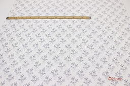 Плательный хлопок Рута душистая цв.серый, ш.1.5м, хлопок-100%, 115гр/м.кв - Купава фото 2