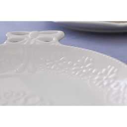 Блюдо «Сьюзен», 23×18 см, керамика, белое