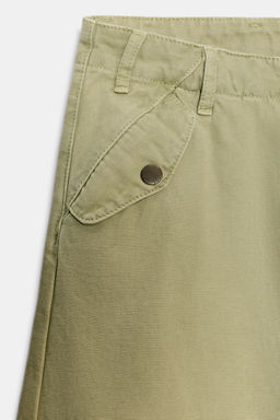 PANTAL?N CARGO ZW COLLECTION / Khaki claro - Zara фото 8