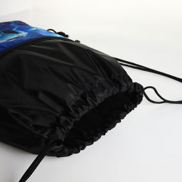 Мешок для обуви, 34*0,1*45, отд на молнии, на стяжке, черный - Simaland фото 3