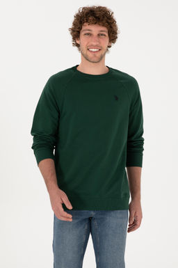 Erkek Koyu Ye_il Basic Sweatshirt Sepette S_rpriz _ndirim - U.s. polo assn фото 3