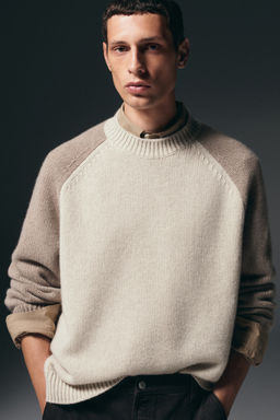 JERSEY CASHMERE EN BLOQUES DE COLOR - H&m фото 5