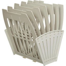 Лоток вертикальный Attache веер 6отделений 7секций серый  фото 2