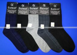 Цена за 12 пар. Байвей носки мужские артикул 508 с массажным эффектом 42-48 (фактически 41-45)