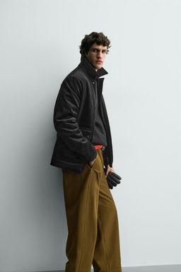 CORDUROY JACKET WITH POCKETS - Zara фото 7