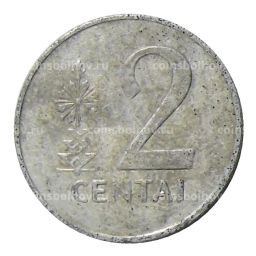 2 цента 1991 года Литва