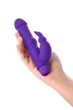 Нереалистичный вибратор TOYFA A-Toys, силикон, фиолетовый, 18 см  фото 8