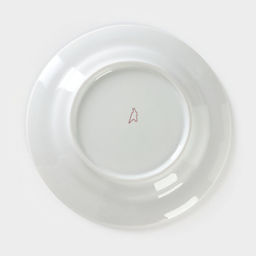 Тарелка фарфоровая «Розовый цветок», d=17.5 см