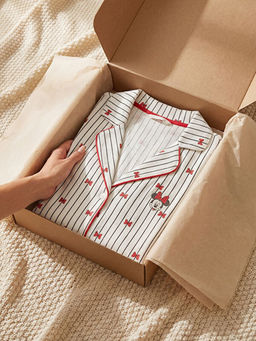 Minnie Mouse Bask?l? Kad?n Pijama Tak?m