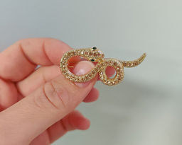 Брошь-кулон ЗМЕЙКА