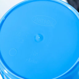 Ведро с крышкой и мерной шкалой, 10 л, d=27.3 см, h=28.7 см, МИКС