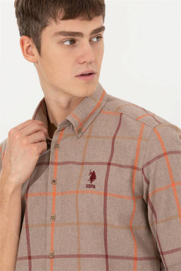 Мужская рубашка с длинным рукавом Stone - U.s. polo assn фото 2