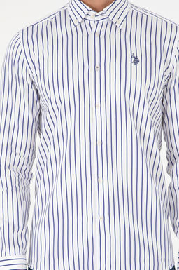 Мужская темно-синяя рубашка с длинным рукавом Неожиданная скидка в корзине - U.s. polo assn фото 6