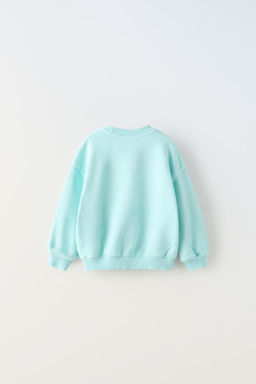 GARMENT-DYE EMBROIDERED SWEATSHIRT - Zara фото 5