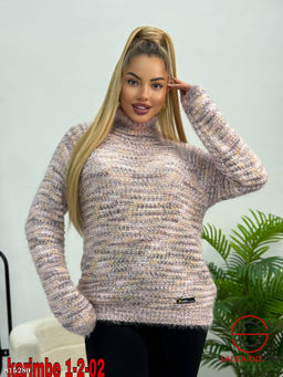 Кофта женская с высоким горлом