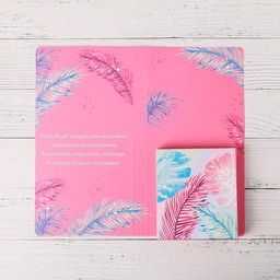 Цена за 5 шт. Открытка с местом для шоколадки «Самой чудесной»