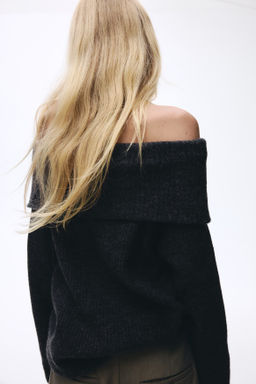 Jersey off-the-shoulder - H&m фото 5