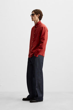 LYOCELL - COTTON SHIRT - Zara фото 4