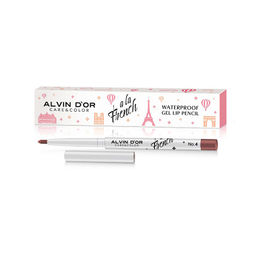 .Alvin Dor A LA FRENCH ALF-23 Карандаш для губ Waterproof gel lip pencil тон 04 махагоновый