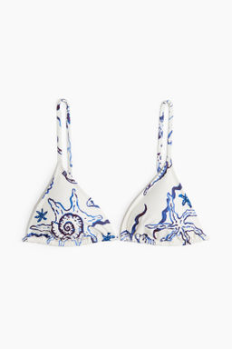 Top de bikini triangular con relleno - H&m фото 4