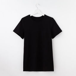Футболка женская MIST basic, размер 40-42, чёрная