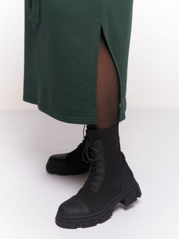 Платье с капюшоном PP83502GRN45