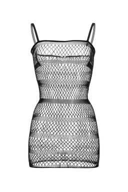 Платье-сетка Candy Girl Precious с полосками, черное, OS  фото 3