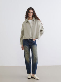 Barrel Fit Kad?n Jean Pantolon