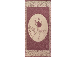 6с102.411ж1 Гусыня (слива2) Полотенце махровое 67х150см