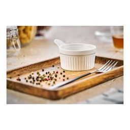 Горшочек для запекания с ручкой Walmer Classic, 0.1 л, цвет белый  фото 6